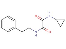 N-cyclopropyl-N'-(2-phenylethyl)ethanediamide