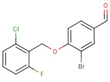 3-bromo-4-[(2-chloro-6-fluorobenzyl)oxy]benzaldehyde