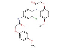 N,N'-(2-chloro-1,4-phenylene)bis[2-(4-methoxyphenoxy)acetamide]
