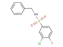 N-benzyl-3-chloro-4-fluorobenzenesulfonamide
