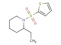 2-ethyl-1-(2-thienylsulfonyl)piperidine