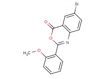 6-bromo-2-(2-methoxyphenyl)-4H-3,1-benzoxazin-4-one