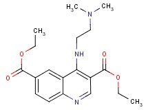 diethyl 4-{[2-(dimethylamino)ethyl]amino}-3,6-quinolinedicarboxylate