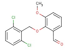 2-[(2,6-dichlorobenzyl)oxy]-3-methoxybenzaldehyde