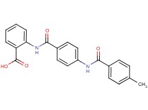 2-({4-[(4-methylbenzoyl)amino]benzoyl}amino)benzoic acid