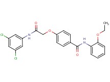 4-{2-[(3,5-dichlorophenyl)amino]-2-oxoethoxy}-N-(2-ethoxyphenyl)benzamide