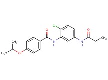 N-[2-chloro-5-(propionylamino)phenyl]-4-isopropoxybenzamide