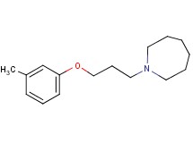 1-[3-(3-methylphenoxy)propyl]azepane