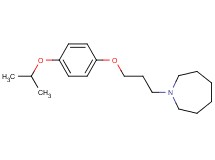 1-[3-(4-isopropoxyphenoxy)propyl]azepane oxalate