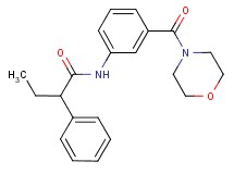 N-[3-(4-morpholinylcarbonyl)phenyl]-2-phenylbutanamide