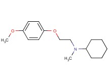 N-[2-(4-methoxyphenoxy)ethyl]-N-methylcyclohexanamine oxalate