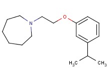 1-[2-(3-isopropylphenoxy)ethyl]azepane oxalate
