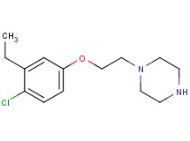 1-[2-(4-chloro-3-ethylphenoxy)ethyl]piperazine oxalate