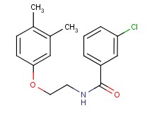 3-chloro-N-[2-(3,4-dimethylphenoxy)ethyl]benzamide