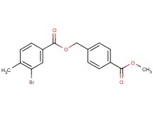4-(methoxycarbonyl)benzyl 3-bromo-4-methylbenzoate