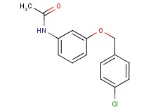N-{3-[(4-chlorobenzyl)oxy]phenyl}acetamide