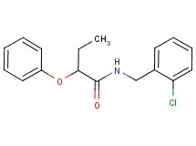 N-(2-chlorobenzyl)-2-phenoxybutanamide