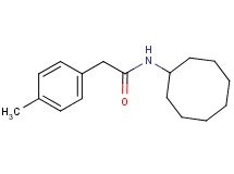 N-cyclooctyl-2-(4-methylphenyl)acetamide