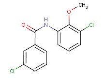 3-chloro-N-(3-chloro-2-methoxyphenyl)benzamide