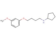 N-[4-(3-methoxyphenoxy)butyl]cyclopentanamine oxalate
