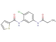 N-[2-chloro-5-(propionylamino)phenyl]-2-thiophenecarboxamide