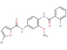 5-bromo-N-{4-[(2-chlorobenzoyl)amino]-3-methoxyphenyl}-2-furamide