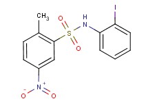 N-(2-iodophenyl)-2-methyl-5-nitrobenzenesulfonamide