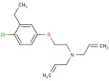 N-allyl-N-[2-(4-chloro-3-ethylphenoxy)ethyl]-2-propen-1-amine oxalate