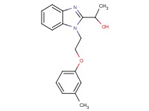 1-{1-[2-(3-methylphenoxy)ethyl]-1H-benzimidazol-2-yl}ethanol