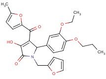 5-(3-ethoxy-4-propoxyphenyl)-1-(2-furylmethyl)-3-hydroxy-4-(5-methyl-2-furoyl)-1,5-dihydro-2H-pyrrol-2-one