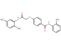4-{2-[(2,5-dimethylphenyl)amino]-2-oxoethoxy}-N-(2-methylphenyl)benzamide