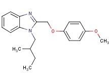 2-[(4-methoxyphenoxy)methyl]-1-(2-methylbutyl)-1H-benzimidazole