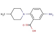 5-amino-2-(4-methyl-1-piperidinyl)benzoic acid