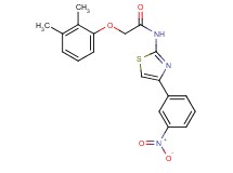 2-(2,3-dimethylphenoxy)-N-[4-(3-nitrophenyl)-1,3-thiazol-2-yl]acetamide