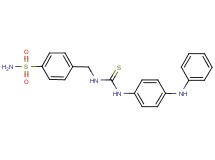 4-[({[(4-anilinophenyl)amino]carbonothioyl}amino)methyl]benzenesulfonamide