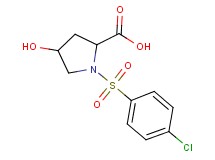 1-[(4-chlorophenyl)sulfonyl]-4-hydroxyproline