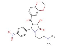 4-(2,3-dihydro-1,4-benzodioxin-6-ylcarbonyl)-1-[3-(dimethylamino)propyl]-3-hydroxy-5-(4-nitrophenyl)-1,5-dihydro-2H-pyrrol-2-one