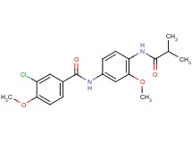 3-chloro-N-[4-(isobutyrylamino)-3-methoxyphenyl]-4-methoxybenzamide