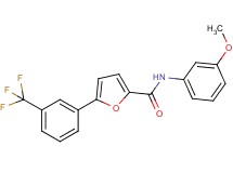 N-(3-methoxyphenyl)-5-[3-(trifluoromethyl)phenyl]-2-furamide