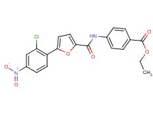ethyl 4-{[5-(2-chloro-4-nitrophenyl)-2-furoyl]amino}benzoate