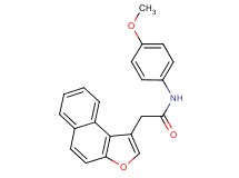 N-(4-methoxyphenyl)-2-naphtho[2,1-b]furan-1-ylacetamide