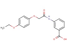 3-{[(4-ethoxyphenoxy)acetyl]amino}benzoic acid