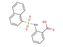 2-[(1-naphthylsulfonyl)amino]benzoic acid