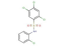 2,4,5-trichloro-N-(2-chlorophenyl)benzenesulfonamide