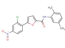 5-(2-chloro-4-nitrophenyl)-N-(2,5-dimethylphenyl)-2-furamide