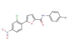 N-(4-bromophenyl)-5-(2-chloro-4-nitrophenyl)-2-furamide