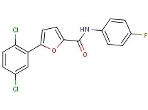 5-(2,5-dichlorophenyl)-N-(4-fluorophenyl)-2-furamide