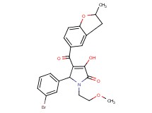 5-(3-bromophenyl)-3-hydroxy-1-(2-methoxyethyl)-4-[(2-methyl-2,3-dihydro-1-benzofuran-5-yl)carbonyl]-1,5-dihydro-2H-pyrrol-2-one