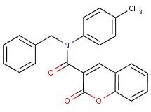 N-benzyl-N-(4-methylphenyl)-2-oxo-2H-chromene-3-carboxamide