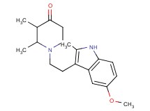 1-[2-(5-methoxy-2-methyl-1H-indol-3-yl)ethyl]-2,3-dimethyl-4-piperidinone hydrochloride